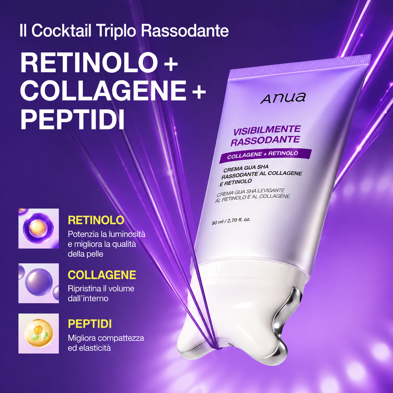 Collagen Retinol Refining Gua Sha Cream Grazia Naturale